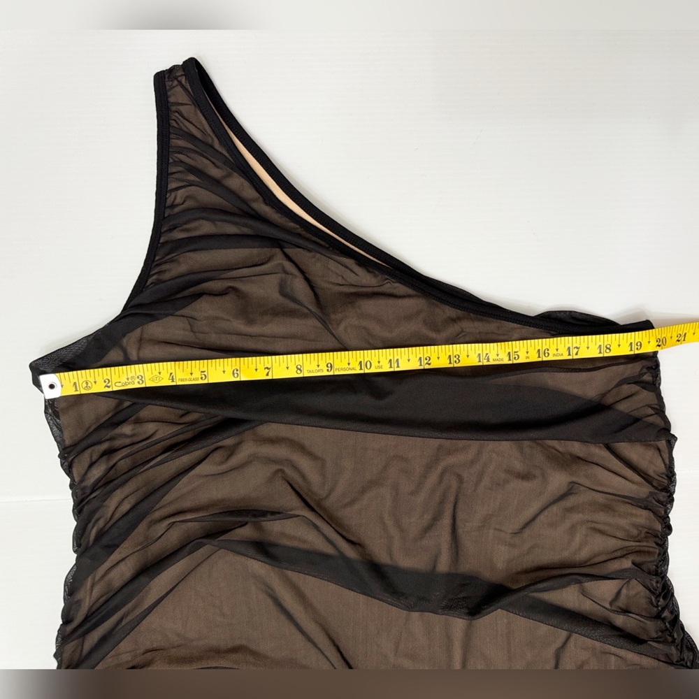 Torrid - Mesh One Shoulder Contrast Lining Top - 3 - Picture 11 of 12